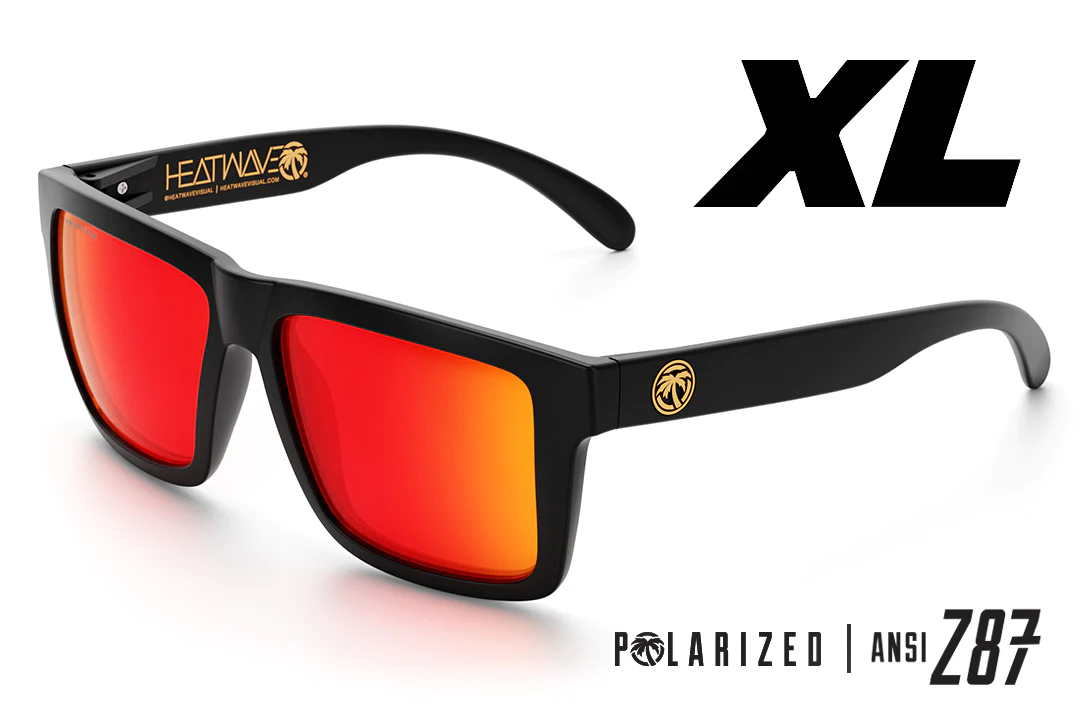 XL Vise Z87 Sunglasses: Black Frame