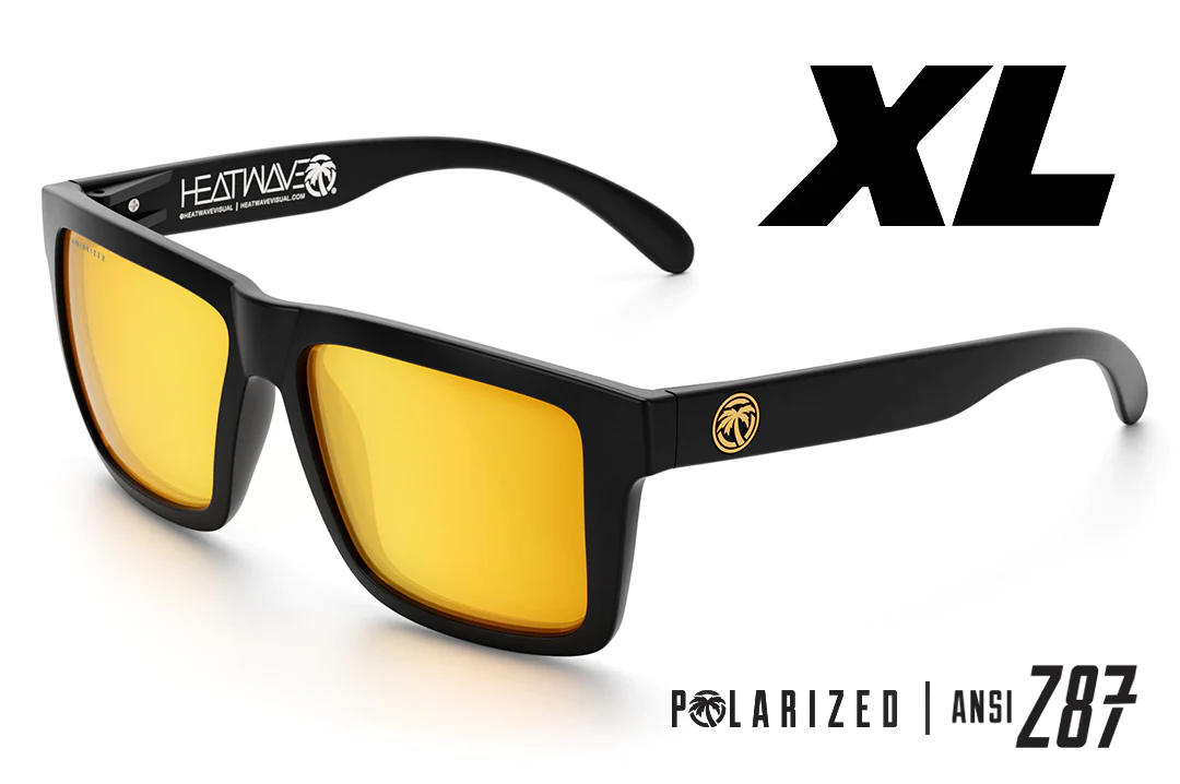 XL Vise Z87 Sunglasses: Black Frame