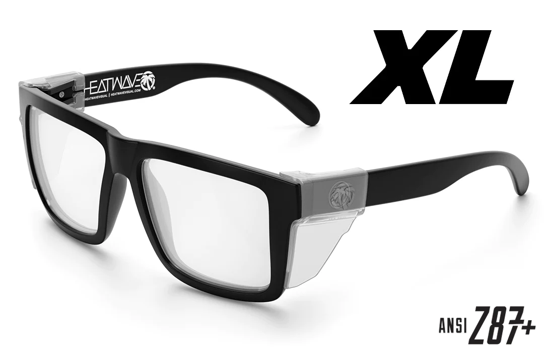 XL Vise Z87 Sunglasses: Black Frame