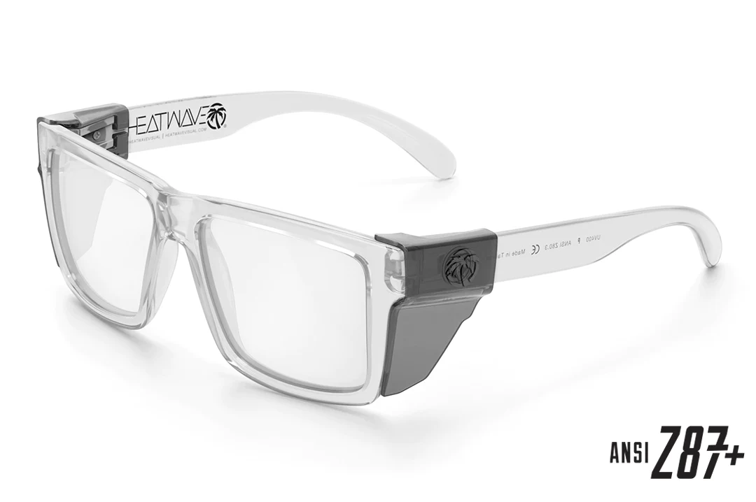 Vise Z87 Sunglasses Vapor Clear Frame