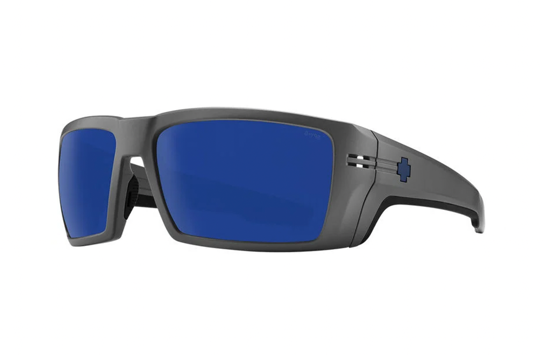 Rebar Z87 Matte Gunmetal Frame, Happy Gray Green Polar Dark Blue Spectra Mirror Lens